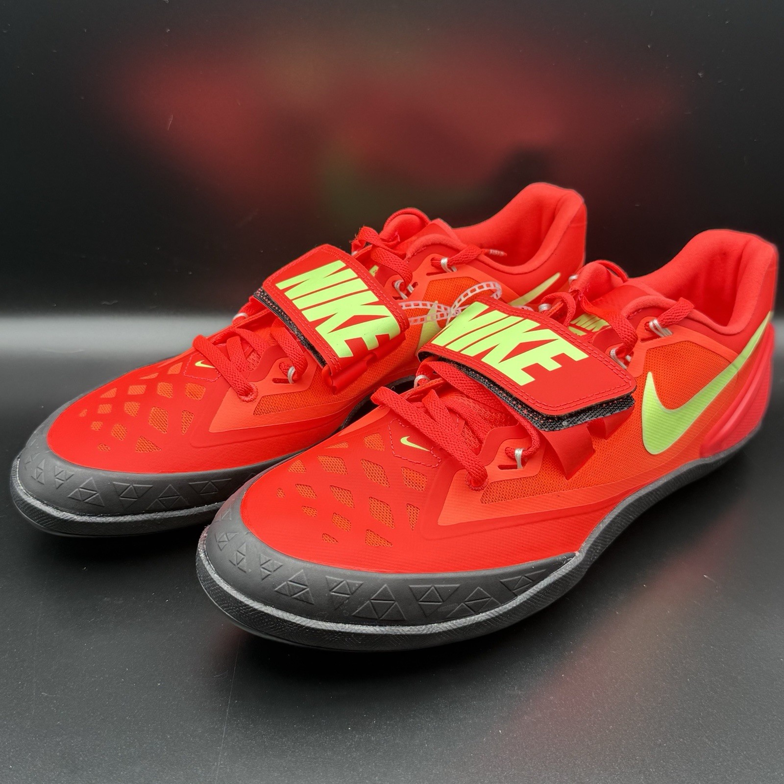 Nike Zoom FZ9606-600 Men's 10.5 Women's 12 Red Rotational 6 Throwing Shoes