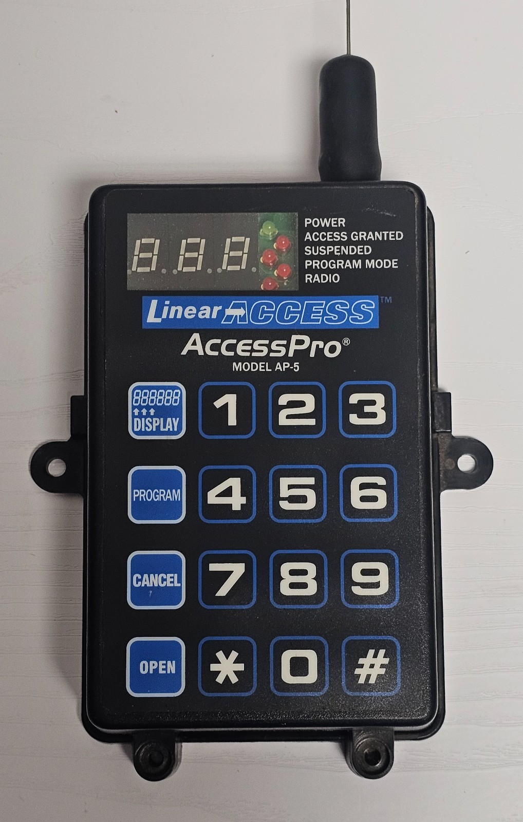OEM Linear AP-5 ACP00953 Dual Gate/Door Wireless Access Controller Receiver USED