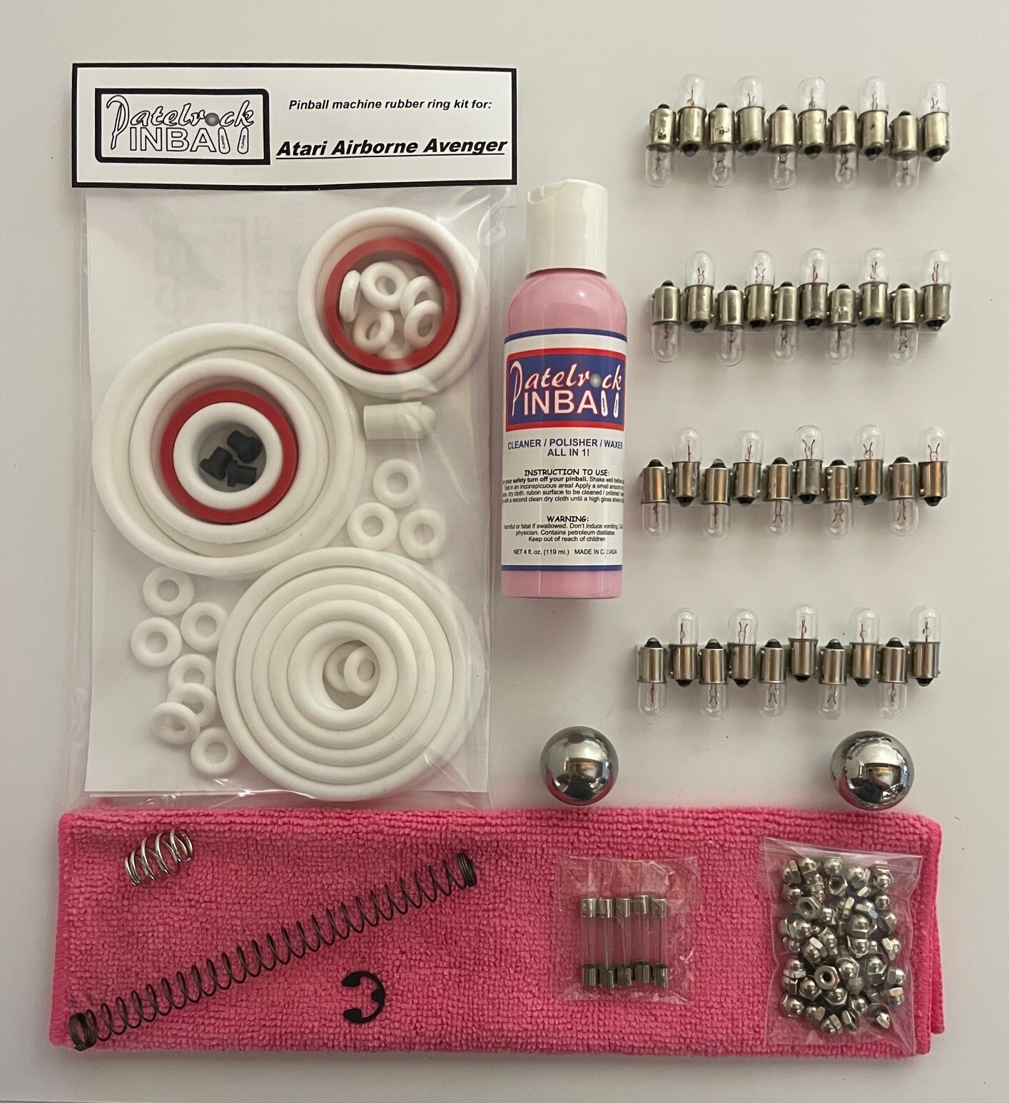 1977 Atari Airborne Avenger Pinball Machine Maintenance Tune Up Kit