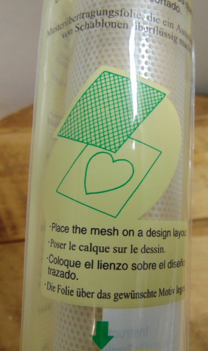 Clover Mesh Transfer Canvas #474 For Transferring Design Layout 12x16in