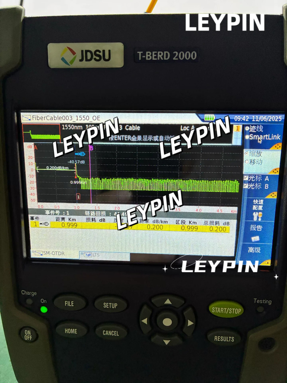 JDSU MTS 2000 Optical Time Domain Reflectometer