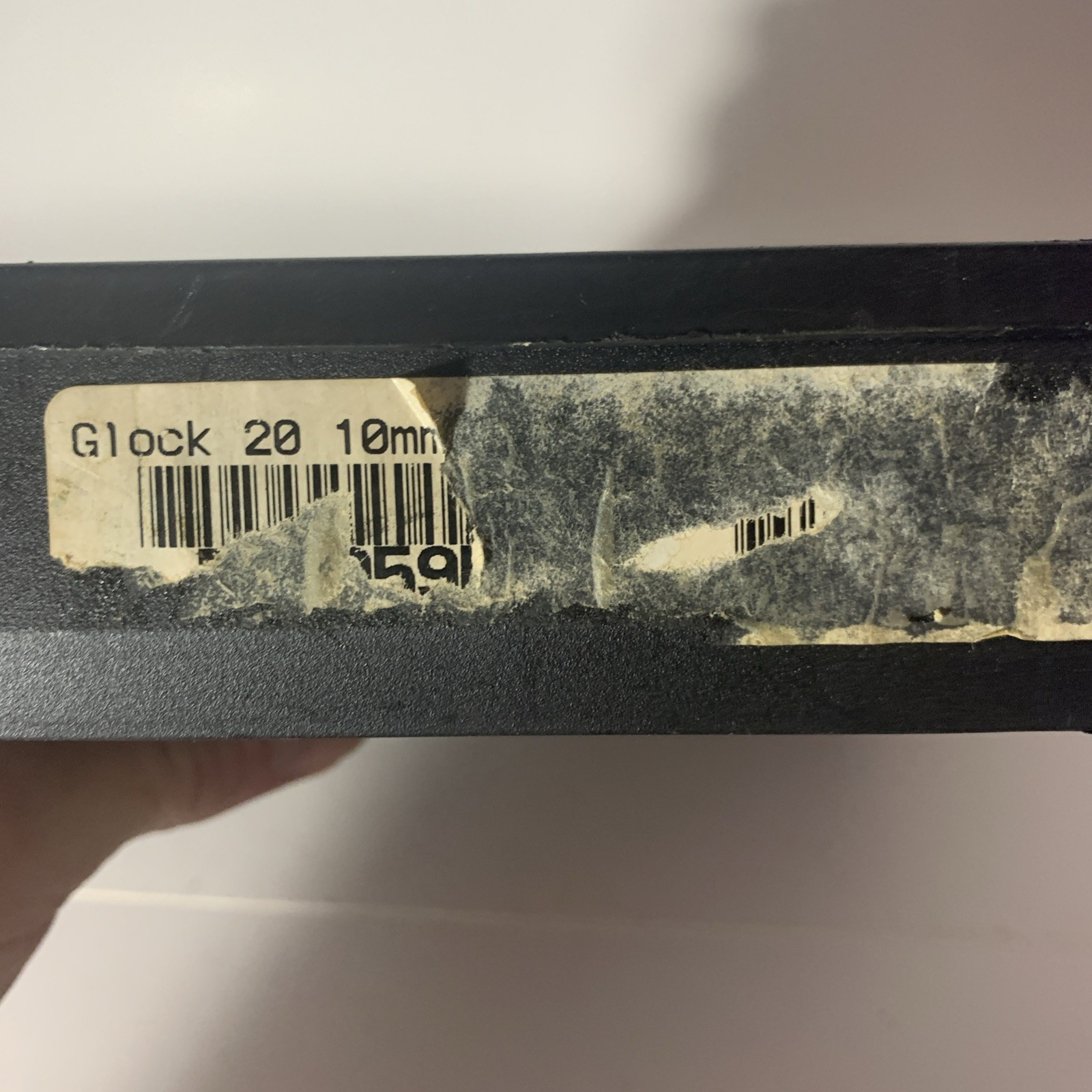 OEM GLOCK Tupperware Plastic Case Storage Box Black 20 21 40