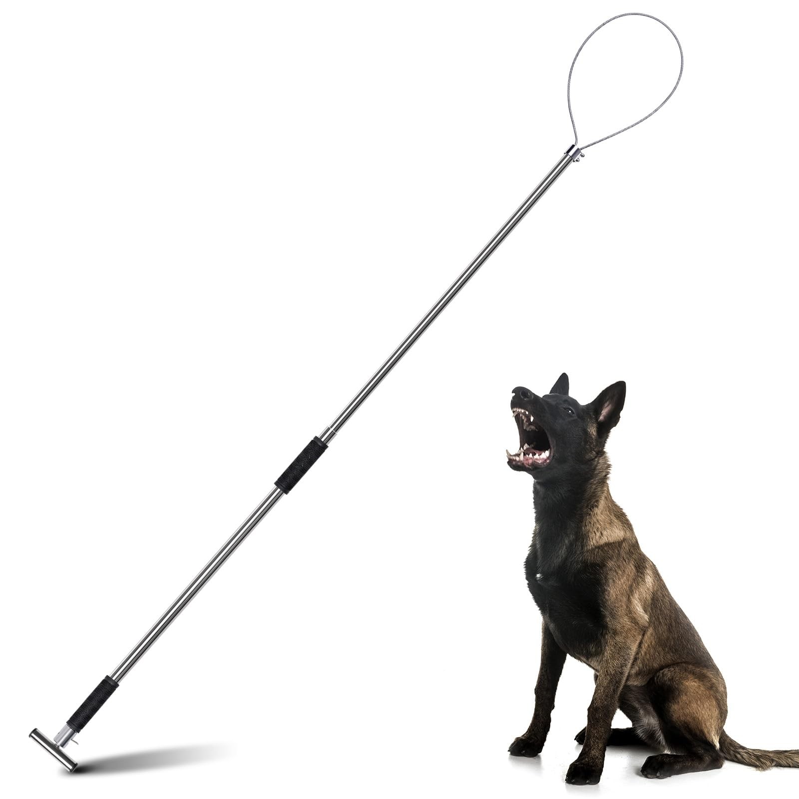 Dog Catcher Pole 61 Inches - Animal Catch Pole Heavy Duty Stainless Steel Cat...