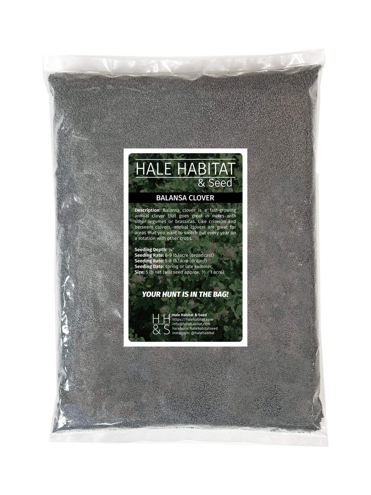 Balansa Clover Seed | High Protein Annual Deer Wildlife Food Plot Forage Habitat