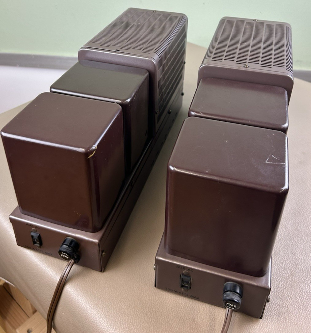 FISHER 80AZ MONO AMPLIFIERS RESTORED NICE