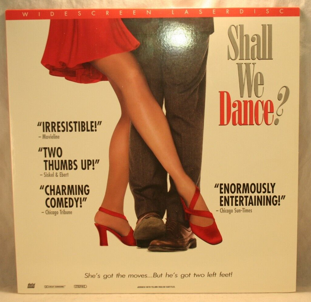 Laserdisc y * Shall We Dance? * Kôji Yakusho Tamiyo Kusakari Naoto Takenaka WS