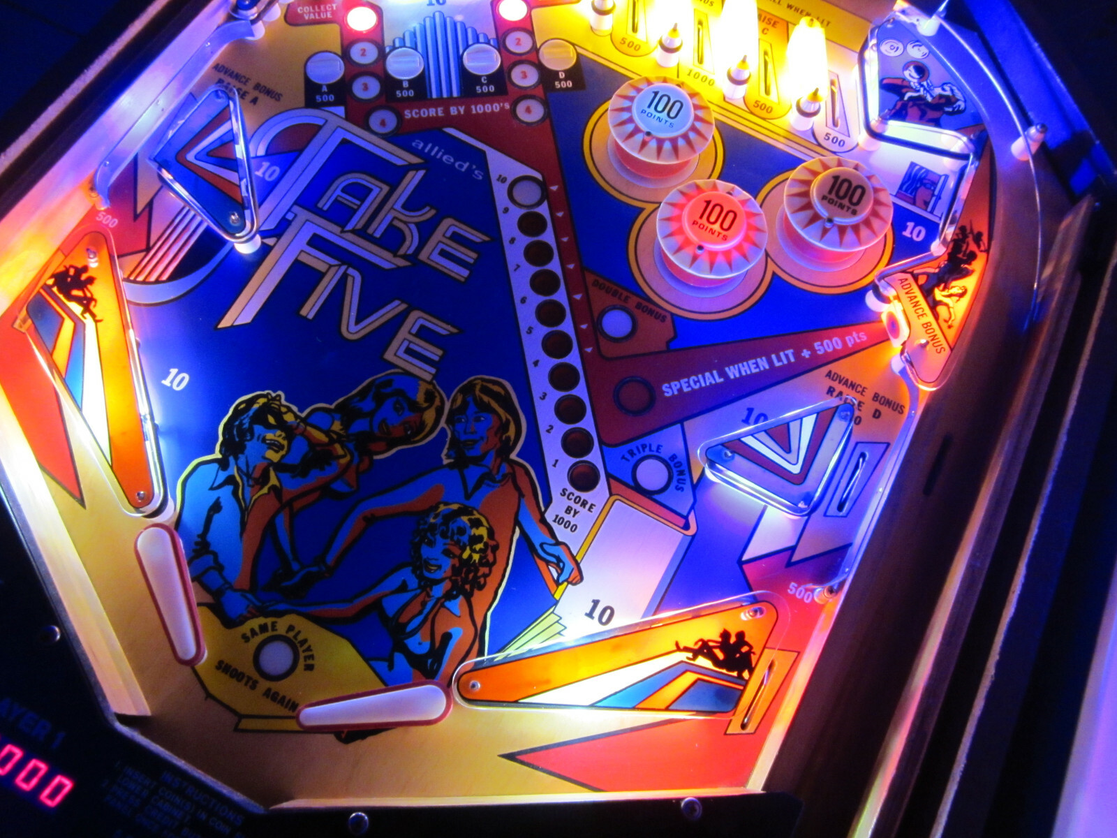 TAKE FIVE Pinball - NON GHOSTING LED Lighting Kit custom SUPER BRIGHT KIT