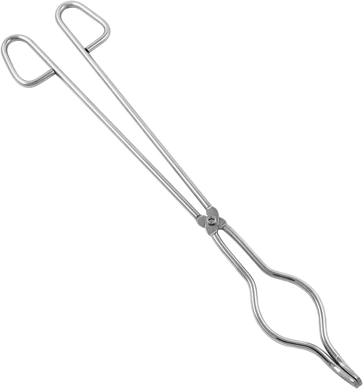 16" Stainless Steel Crucible Tongs for Laboratory, Industry