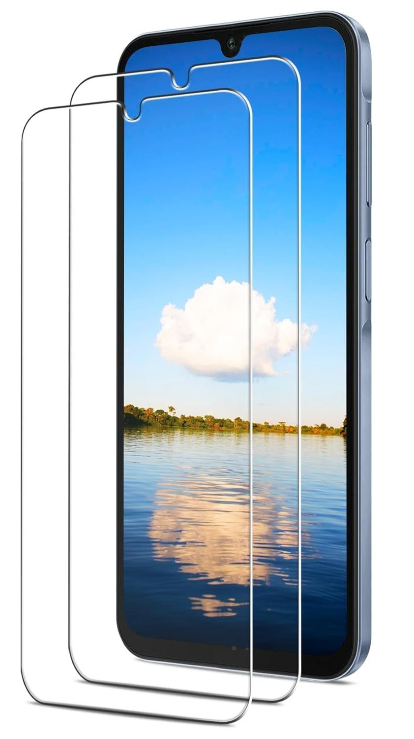 (2-Pack) Clear Tempered Glass Screen Protector for Samsung Galaxy A15 5G