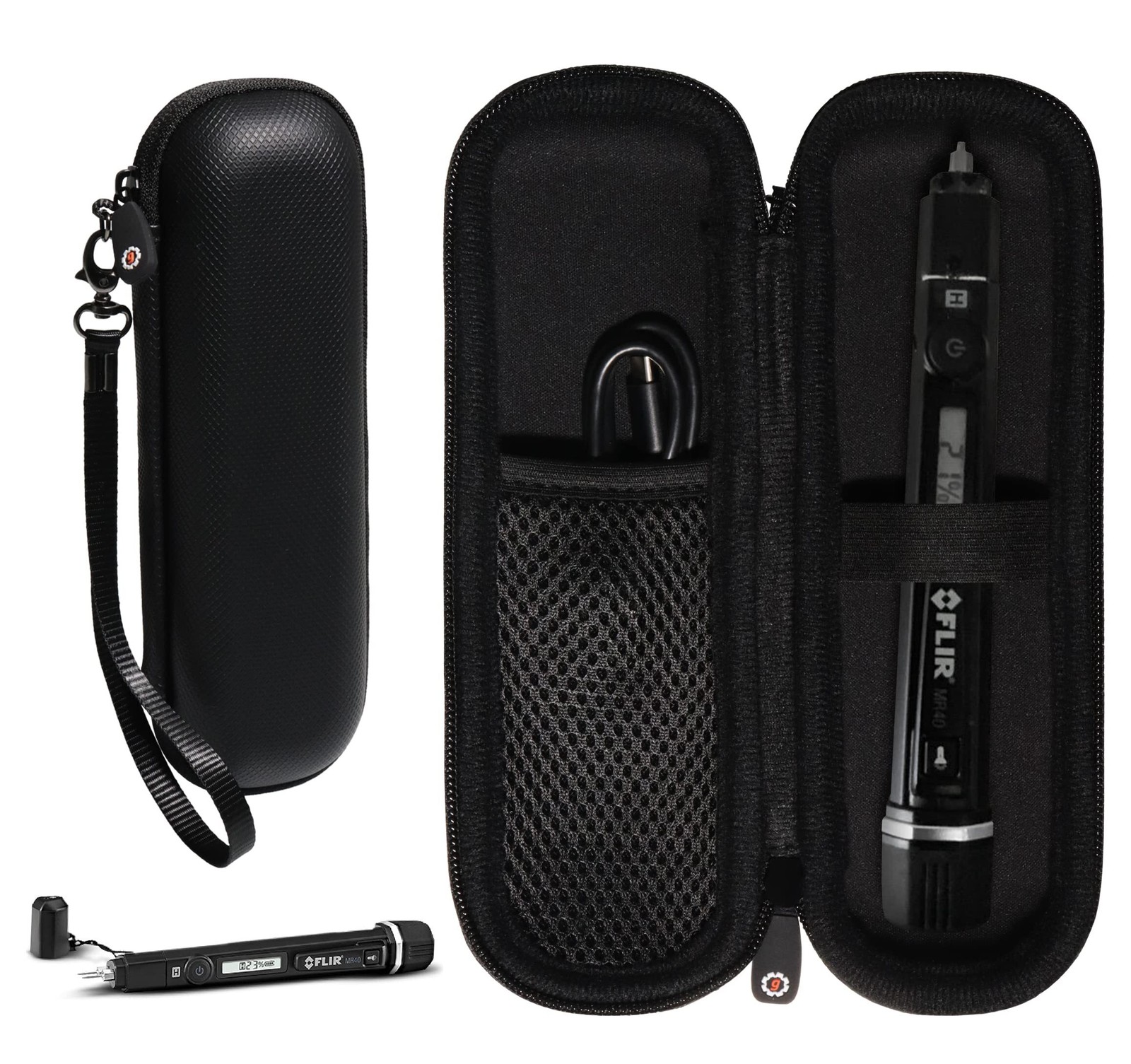 GETGEAR Moisture Pen Case for FLIR M40, portable slim organizing case