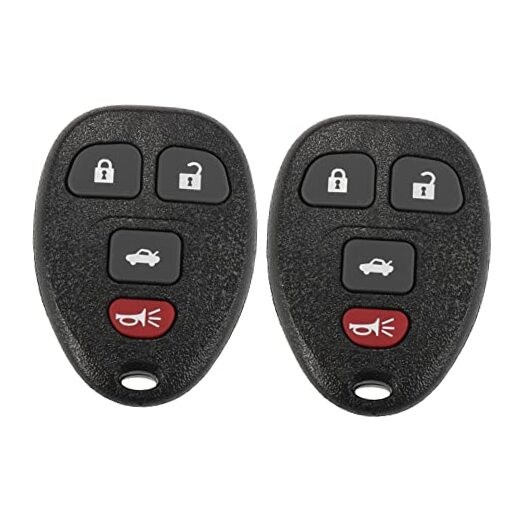 2pcs 315MHz OUC60270 Replacement Keyless Entry Remote Car Key Fob for Chevy