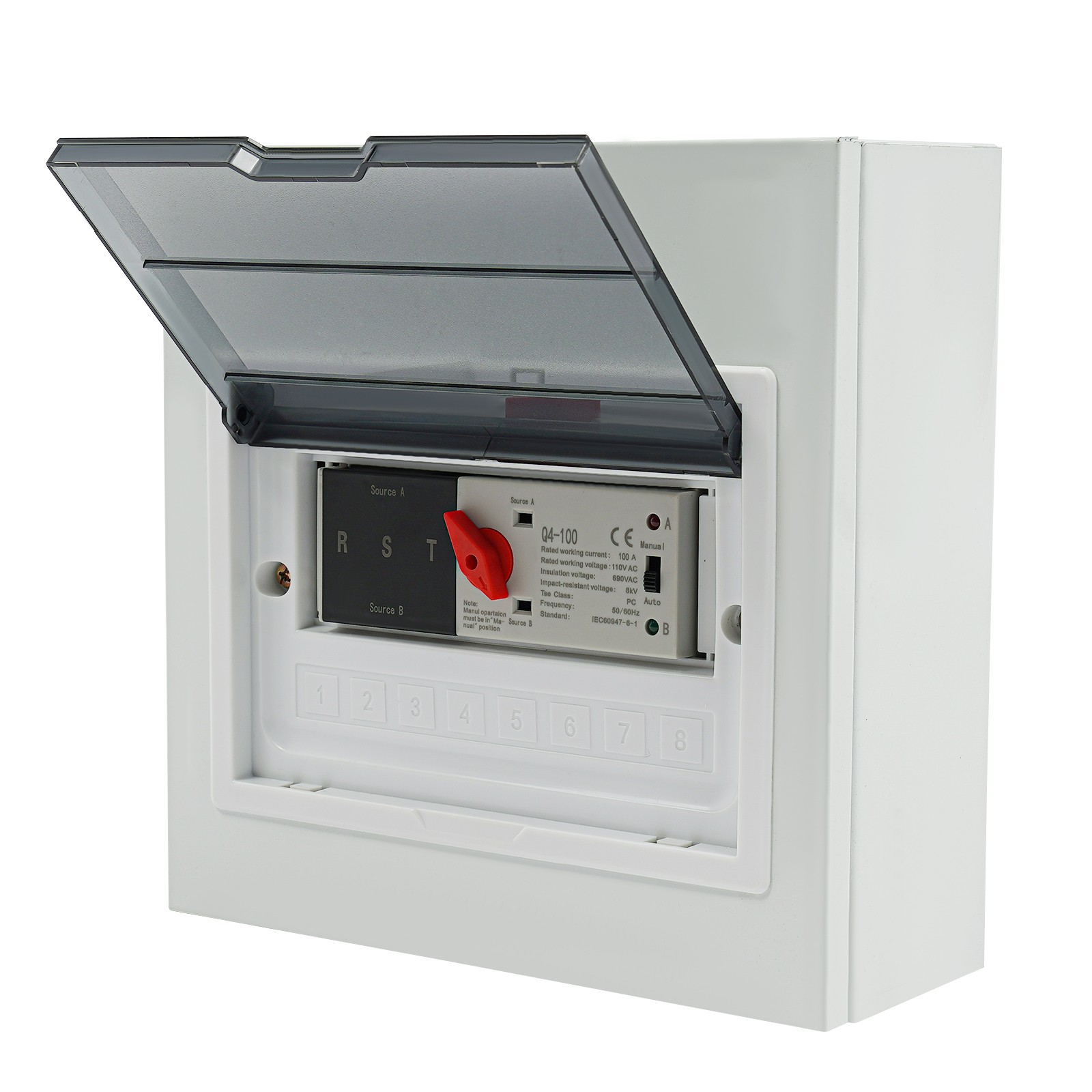Automatic Transfer Switch 3P 100A Transfer Switch 24000W Transfer Switch