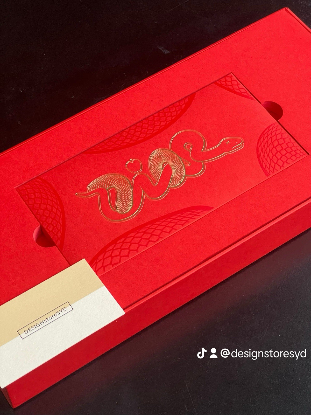 DIOR x Kaws 2025 CNY red snake package box set