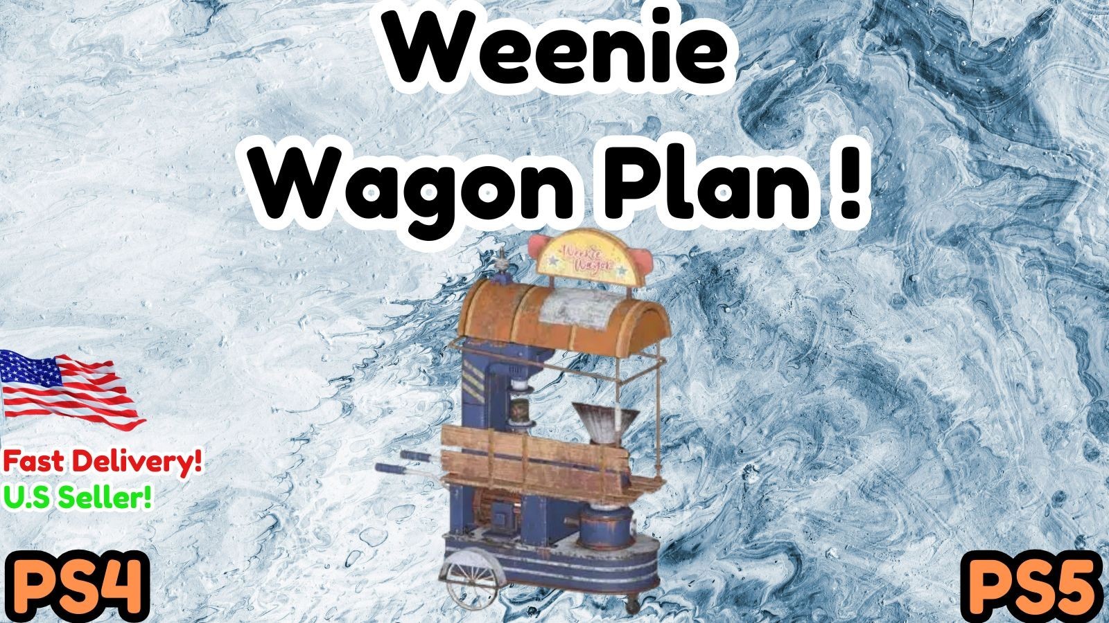 Weenie Wagon Plan - Fallout 76 - Rare - Ps4/5 Only