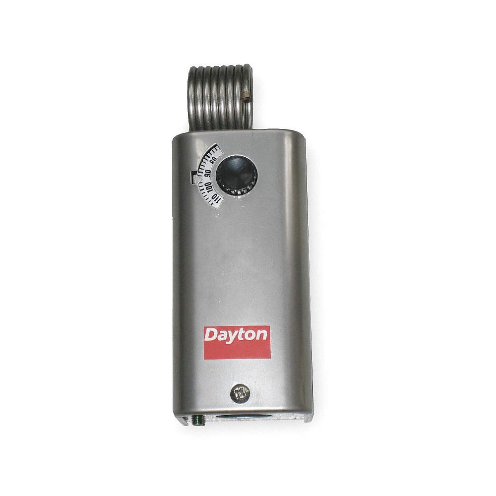 DAYTON 2NNR9 Mech Tstat,Heat or Cool,SS,110/30F 2NNR9