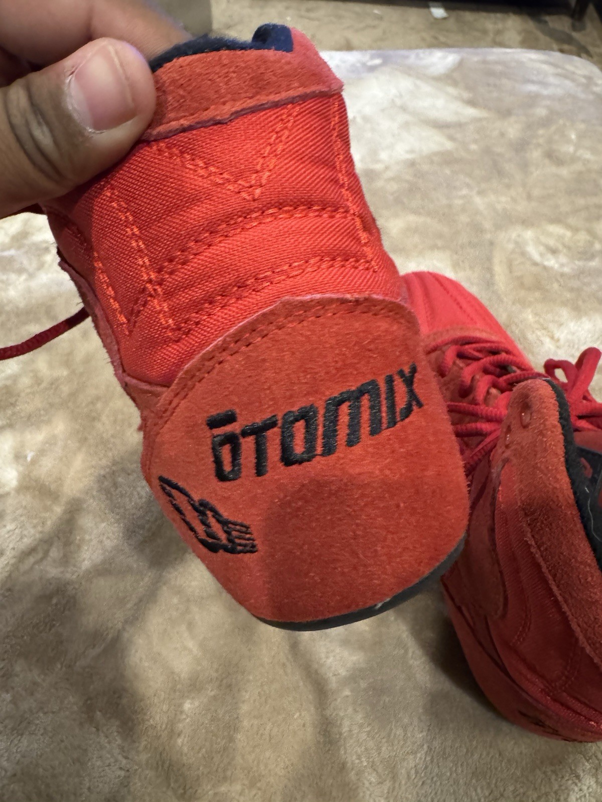 Otomix Stingray Escape Bodybuilding Weightlifting Shoes F3000 M6.5 W8 (Red)