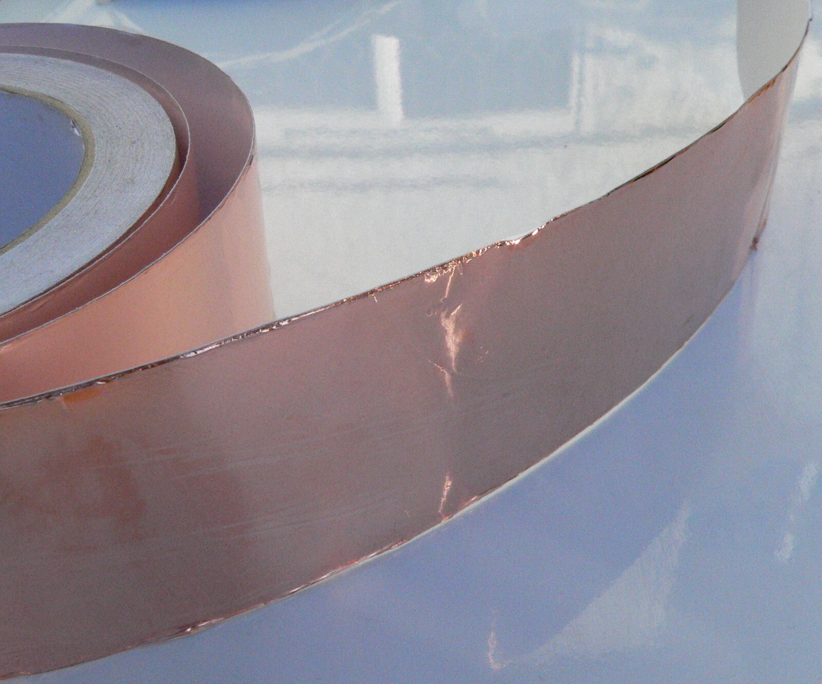 1 metre 50mm Wide Copper Shielding Tape Guitar Cavity Scratchplate Earth Shield