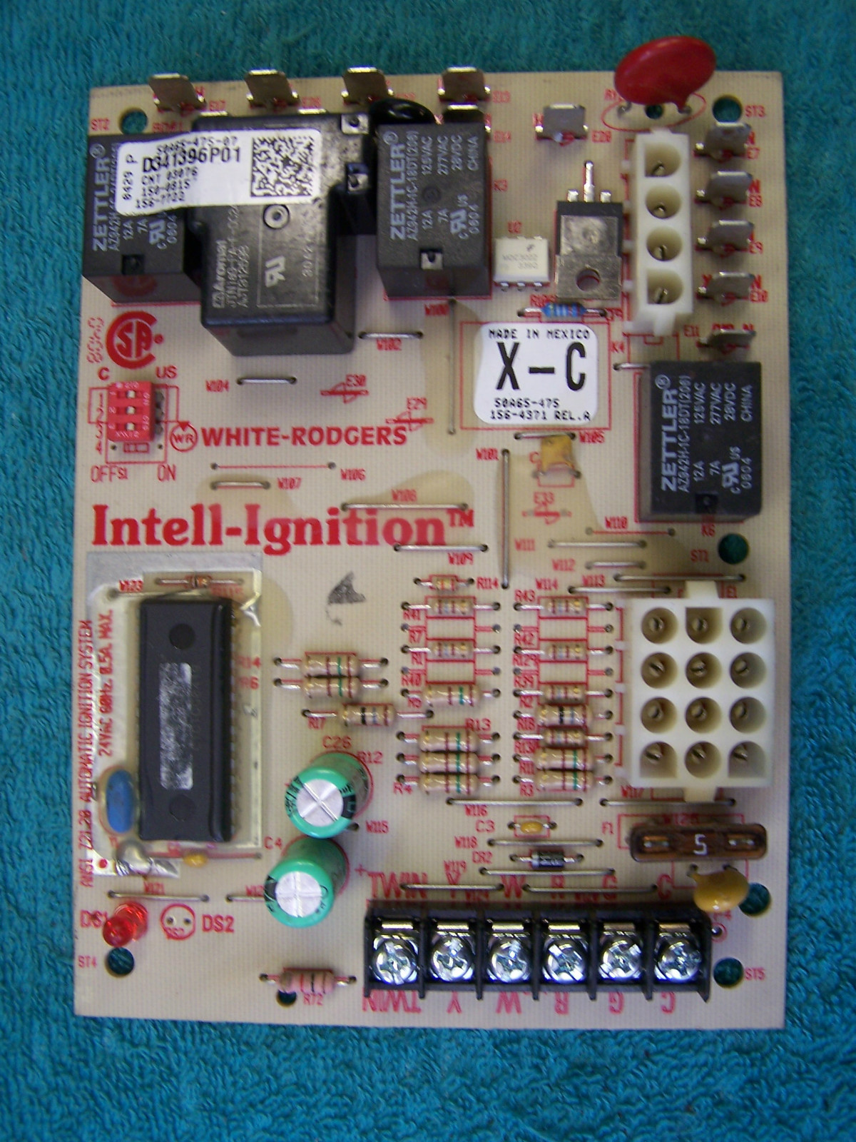 Trane American Standard D341396P01 OEM furnace control board 50A65-475 CNT03076