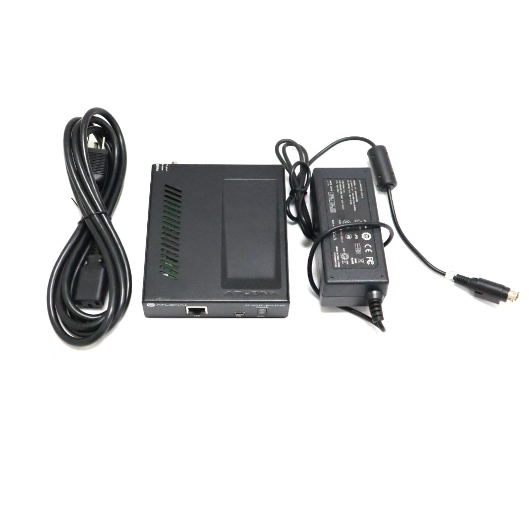 Atlona AT-UHD-EX-100CE-RX-PSE UHD HDBaseT HDMI Receiver PoE w/Power Supply