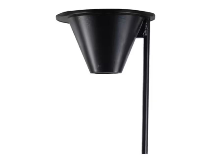 On Time Game Feeder Mounting Funnel Aluminum Black