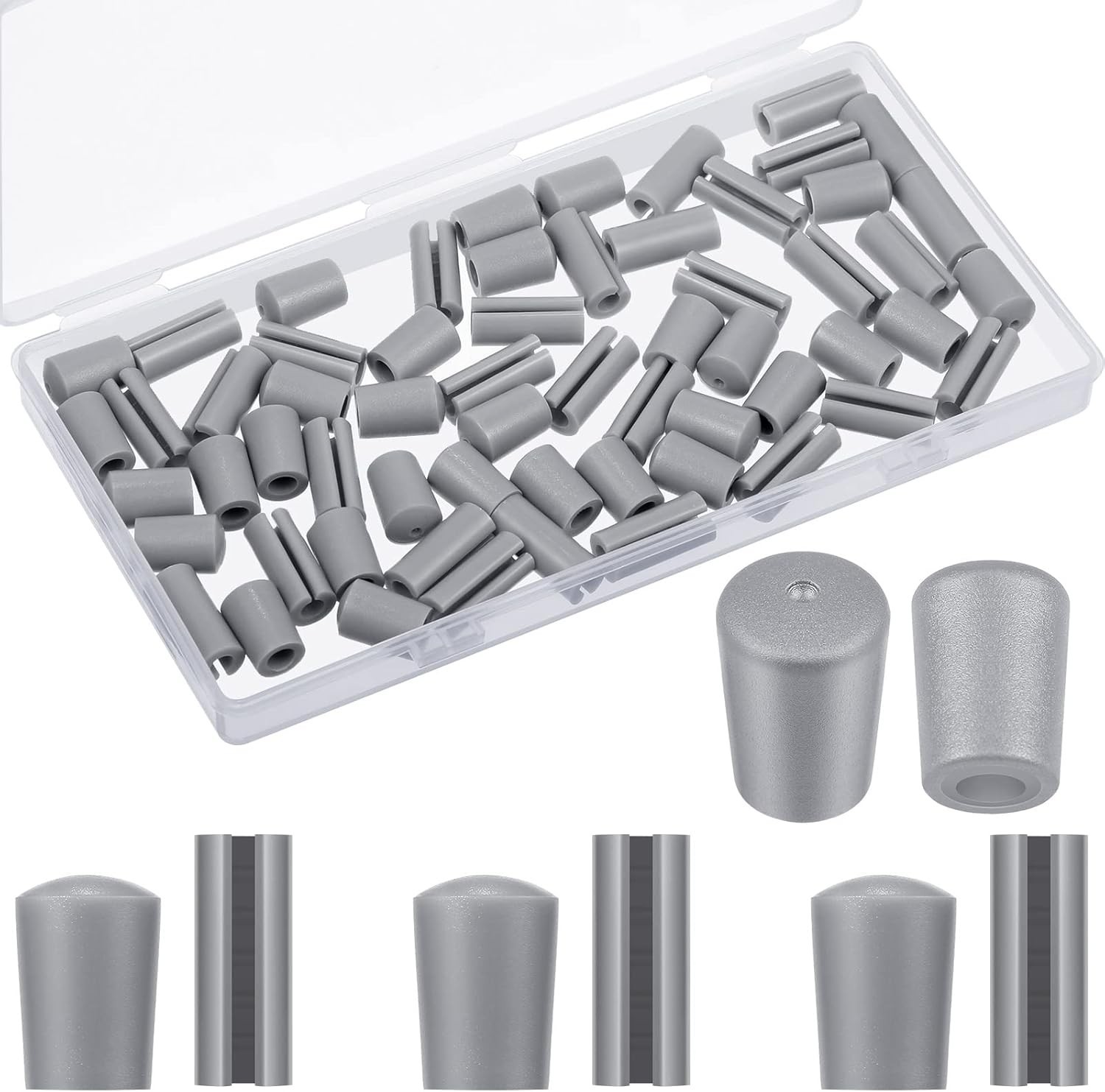 60 Pieces Rubber Feet Grid Sink Protector Rubber Grid Kitchen Sink Wire