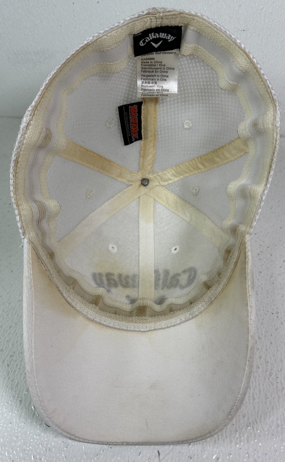 Callaway Diablo Octane White Mesh Hat Flex Fit