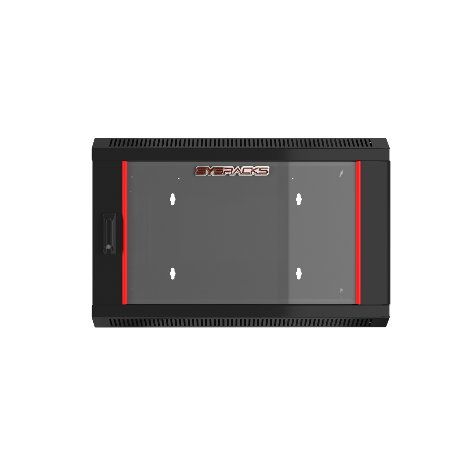Server Rack 6U Wall Mount Cabinet Locking Networking Data Enclosure Glass Door