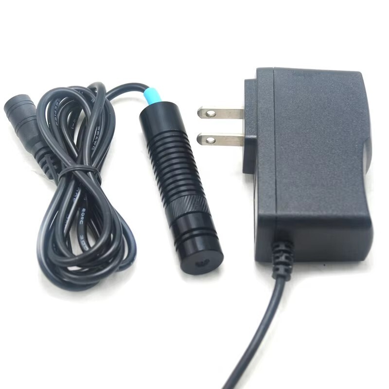 808nm 100mW 200mW 300mW IR Focusable Dot Laser Diode Module 16x68mm w 5V Adapter
