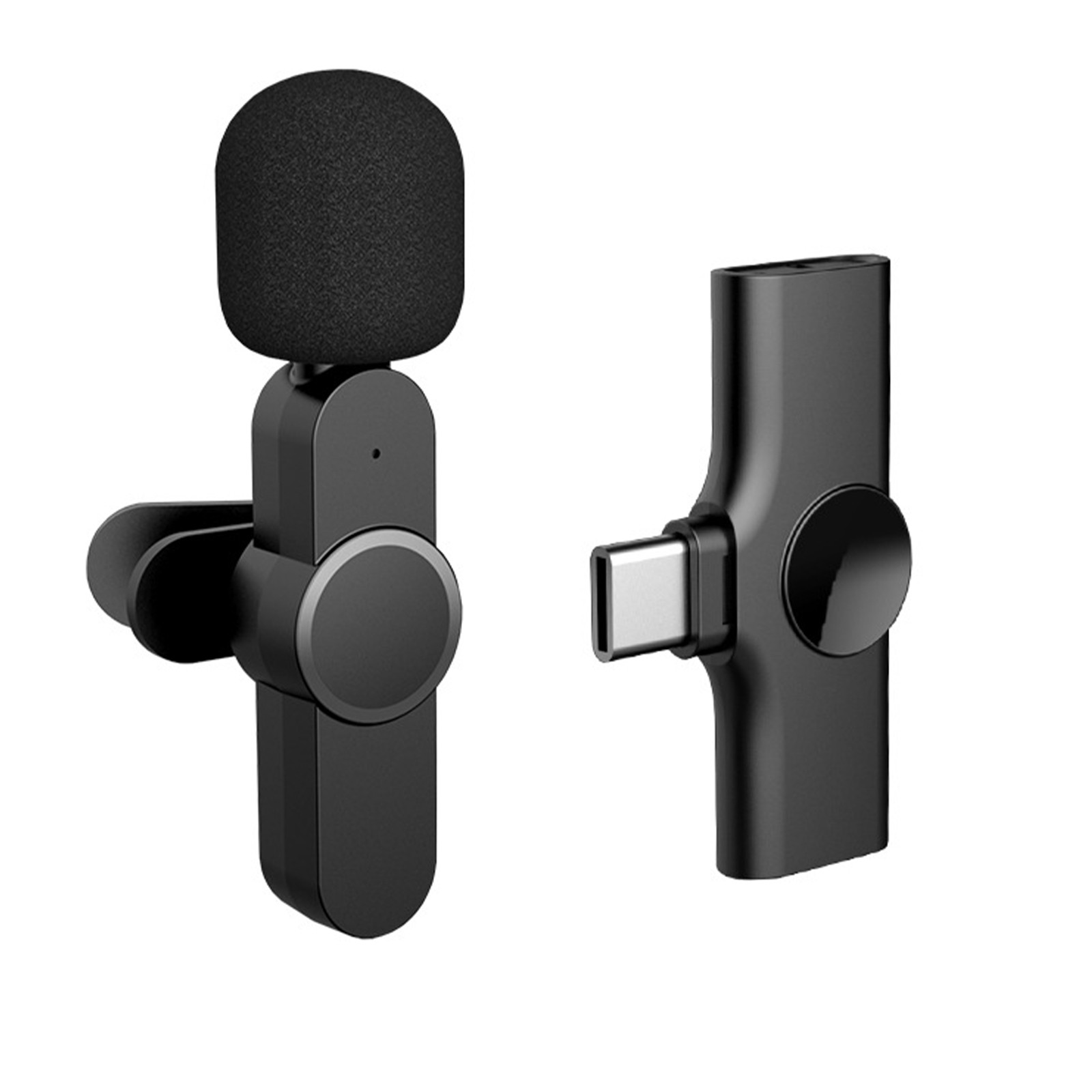 Wireless Microphone Mini Audio With Type-C Receiver For Conference Interview A