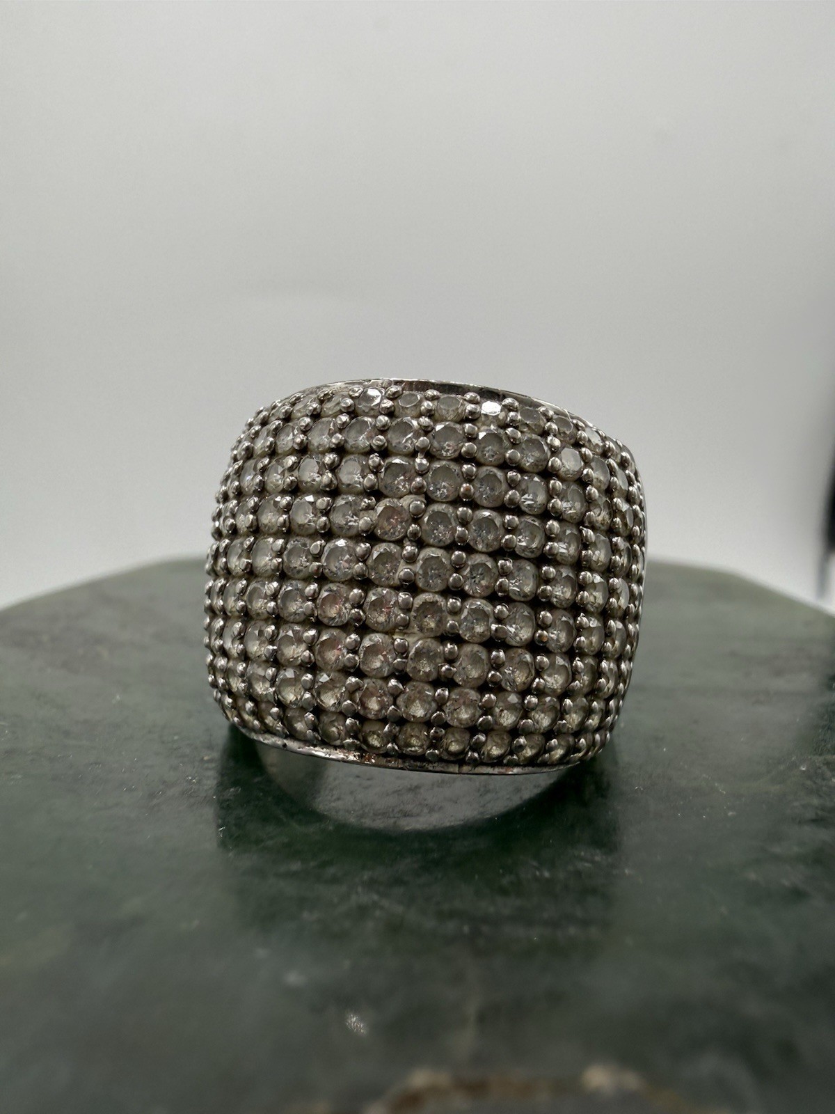 925 CZ Micro Pave Setting Ring