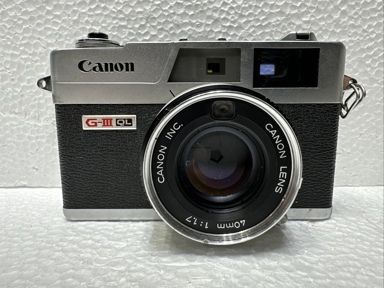 Canon Canonet QL17 GIII Rangefinder 35mm Film Camera Untested