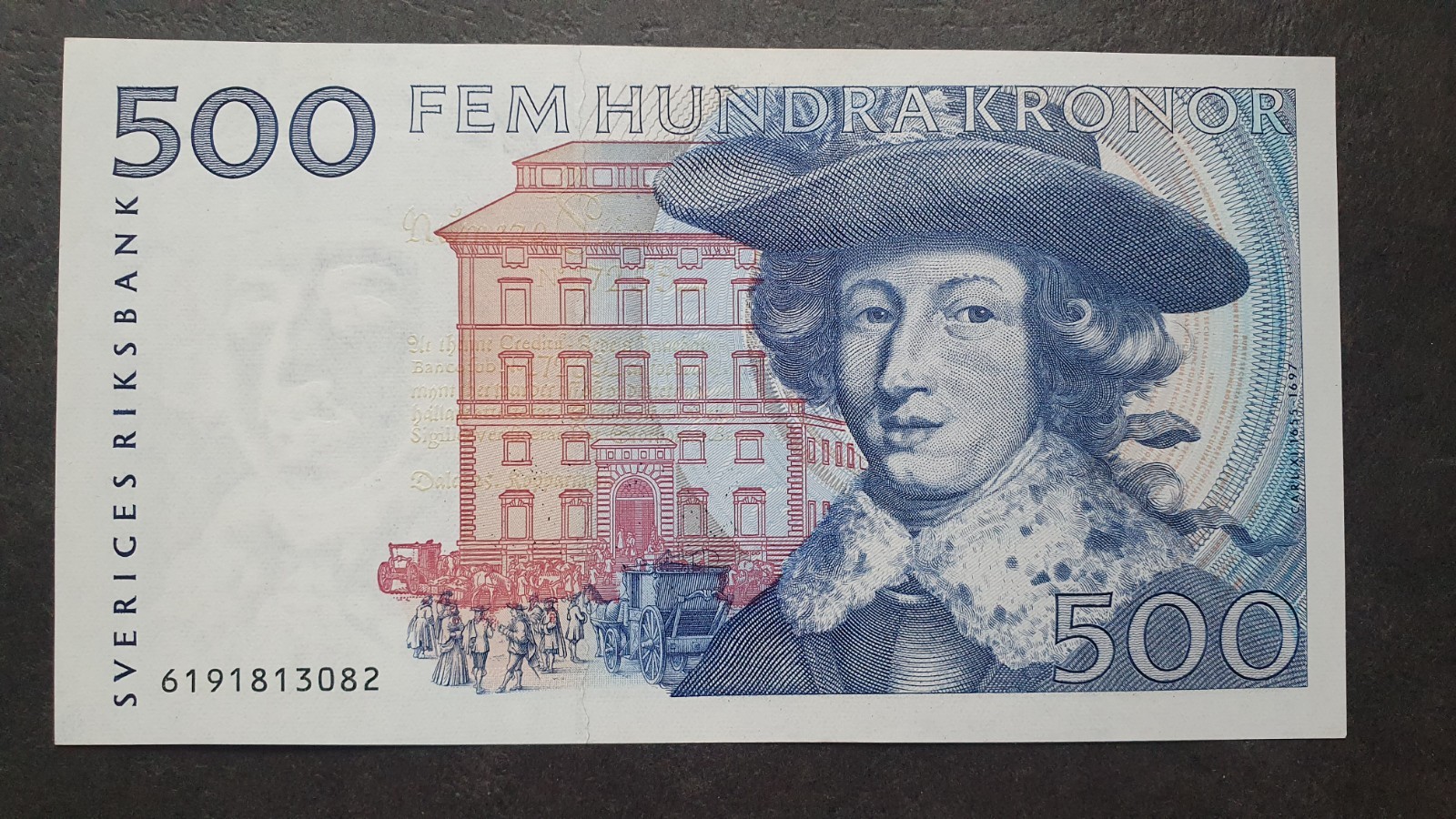 SWEDEN 500 kronor 1986, P-58b, XF+++, *VERY RARE*