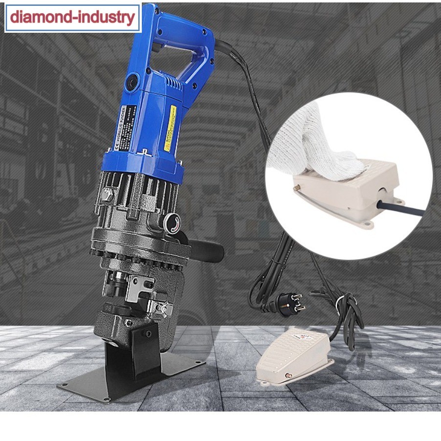220V electro-hydraulic Punching Machine Portable Dry Hanging Angle Punch MHP-20