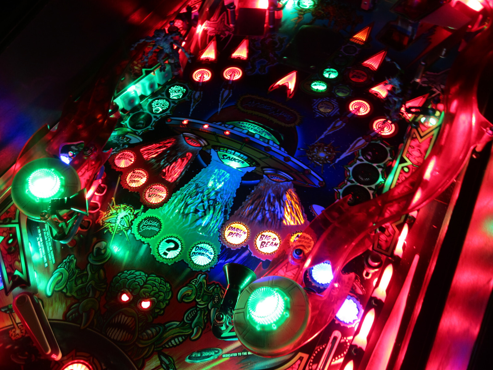 REVENGE from MARS Pinball LED Lighting Kit custom SUPER BRIGHT KIT