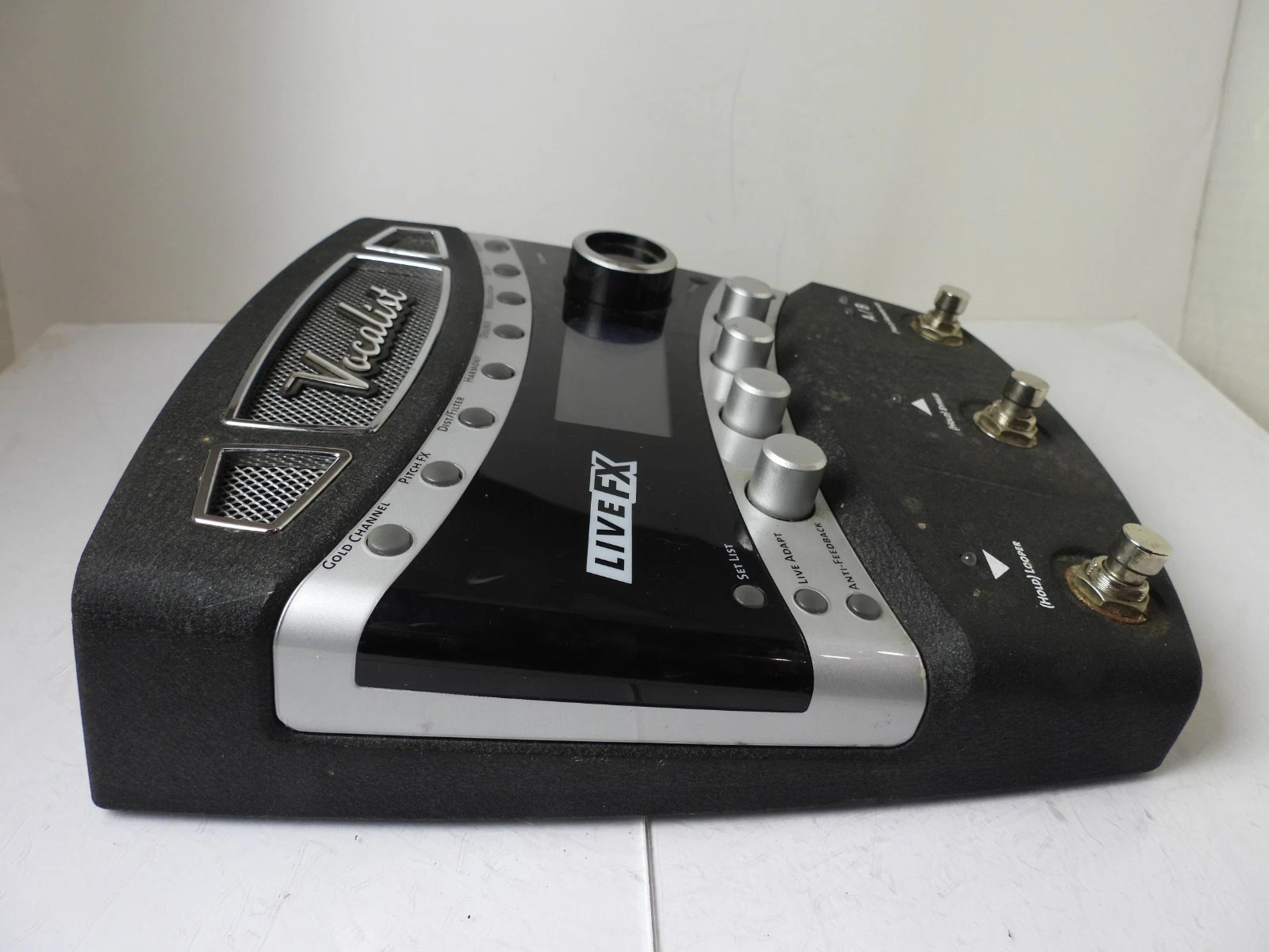 Digitech VLFX Vocalist Live FX Vocal Multi Effects Processor Pedal + PSU