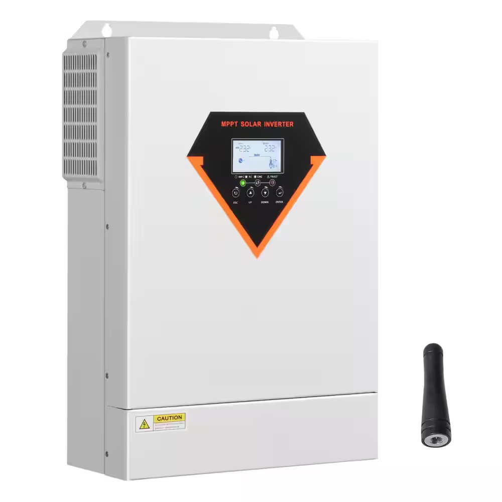 Hybrid Solar Inverter 3500W All in One Pure Sine Wave Charger 24 V DC to 220/230