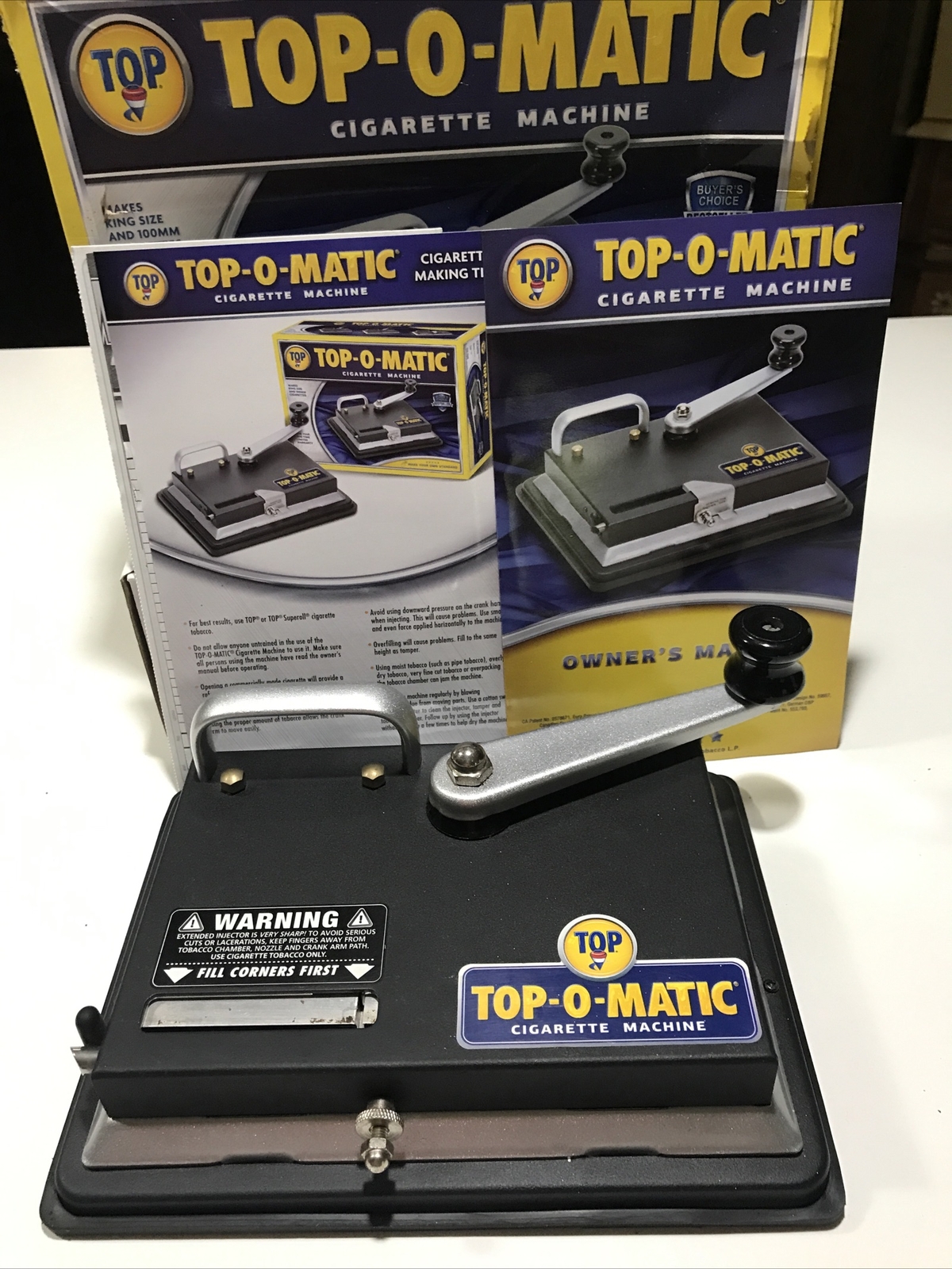 Preowned Top-O-Matic Cigarette Rolling Machine-king Size..