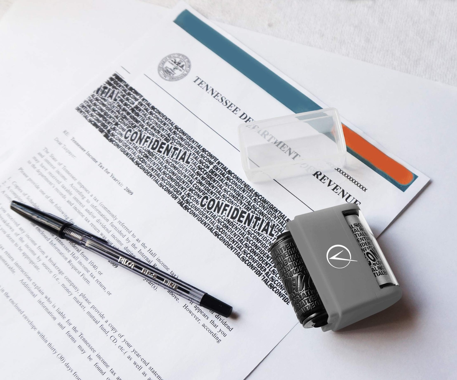 Vantamo Identity Theft Protection Roller Stamp for Hiding Sensitive Informati...