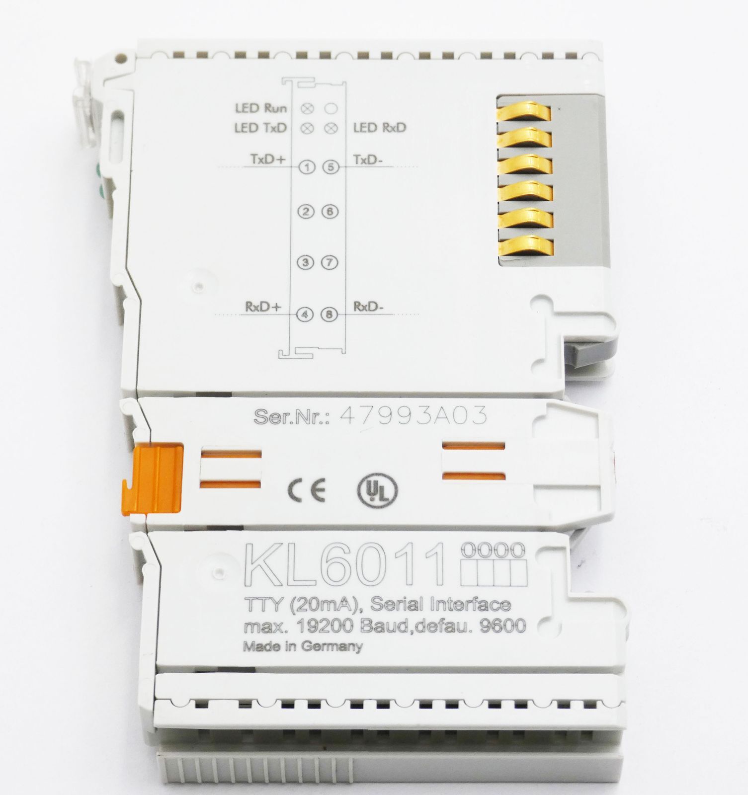Bechhoff KL6011 Serial Interface -unused-