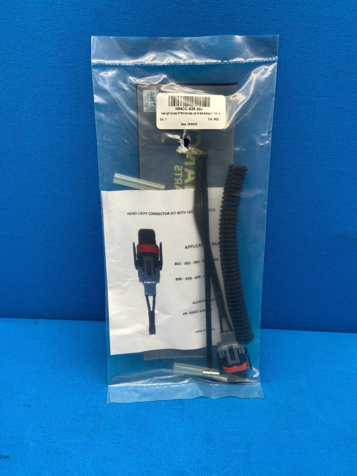 Alliance Parts N54CC-625-260 Head Light Connector Kit with Secondary Lock