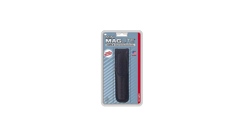 MagLite AM2A426 Mini MagLite AA Flashlight Deluxe Ballistic Nylon Black Holster