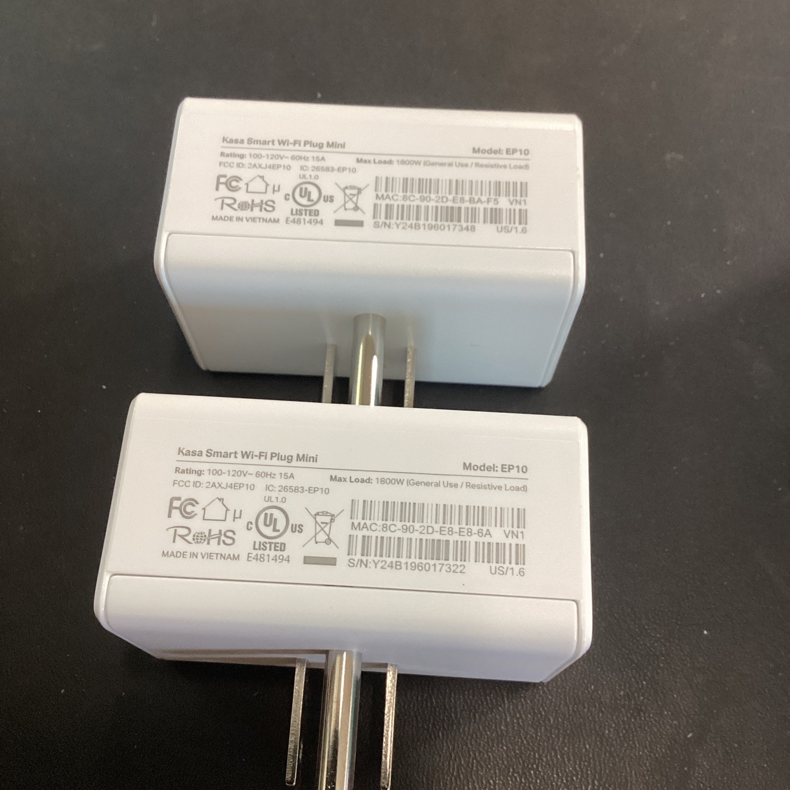 TP-Link Kasa Smart Wi-Fi Plug Mini 2-Pack EP10P2 NEW