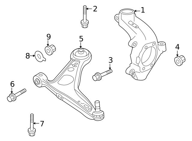 Genuine Nissan Steering Knuckle 40015-6RR0A