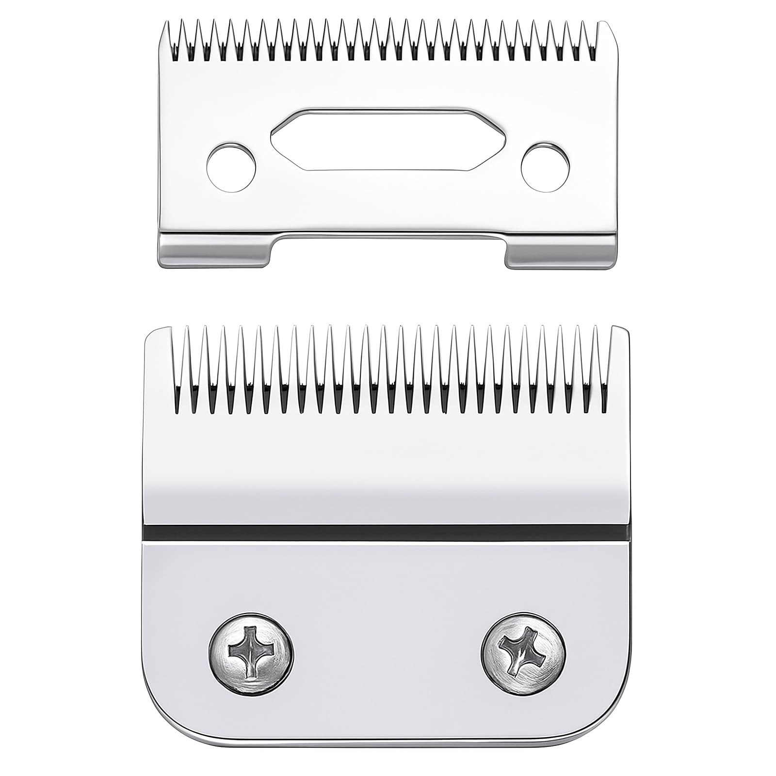 Professional Wahl Blade - 2-Hole Precision Adjustable Hair Clipper Silvery