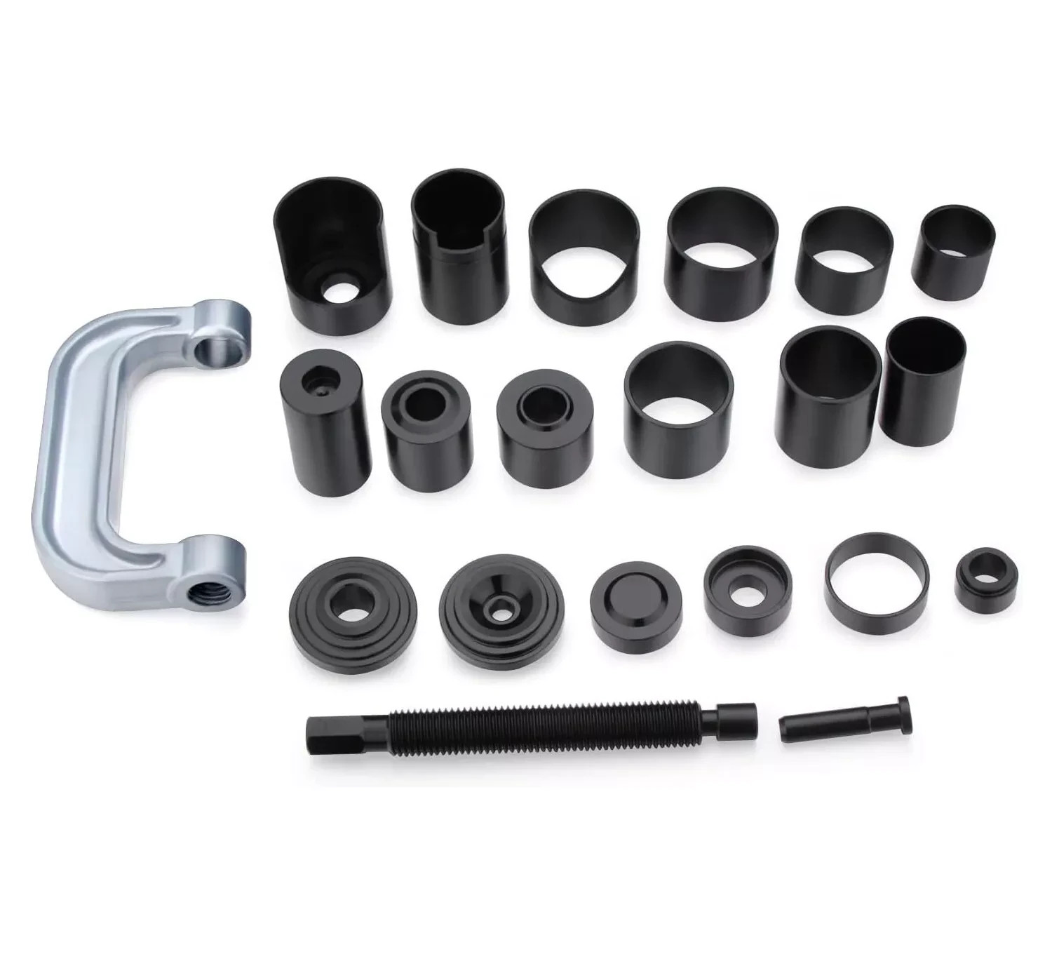 Ball Joint Press Tool Kit 21pc – C-Frame | U-Joint Remover | Cars/Vans | Case