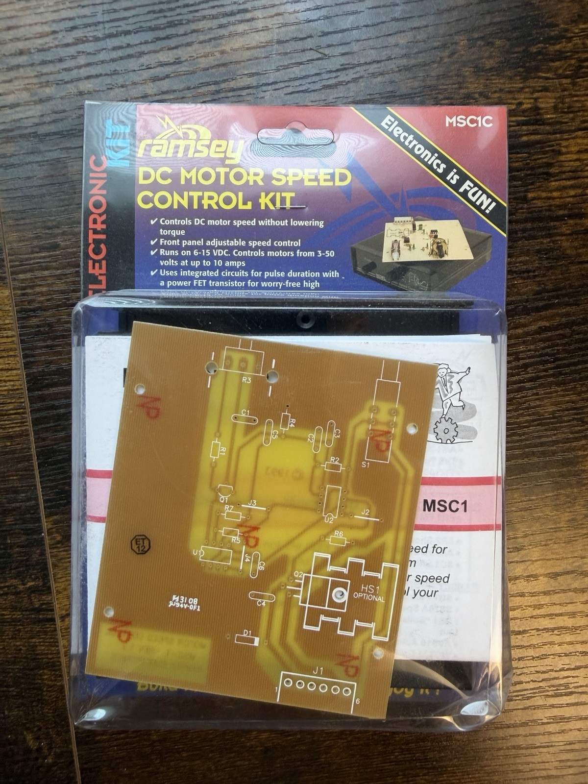 Ramsey MSC1C DC Motor Speed Control Kit New NOS Unassembled w/ Case