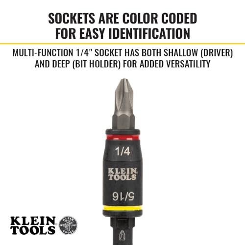 Impact Driver 3-in-1 Klein SAE Flip Socket
