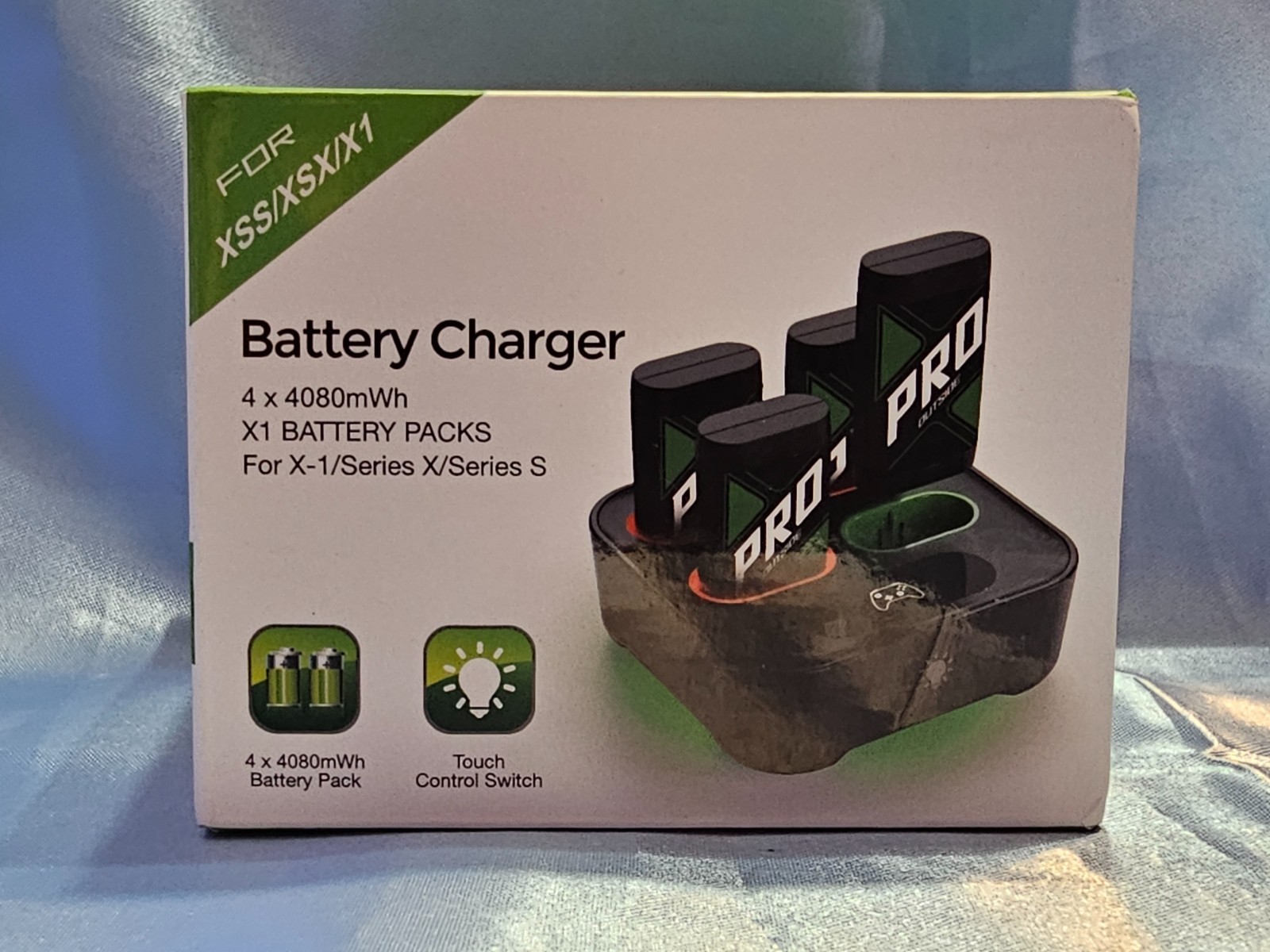 UPGRADED CHARGER FOR XBOX ONE CONTROLLER BATTERY PACK W/CHARGING CABLE