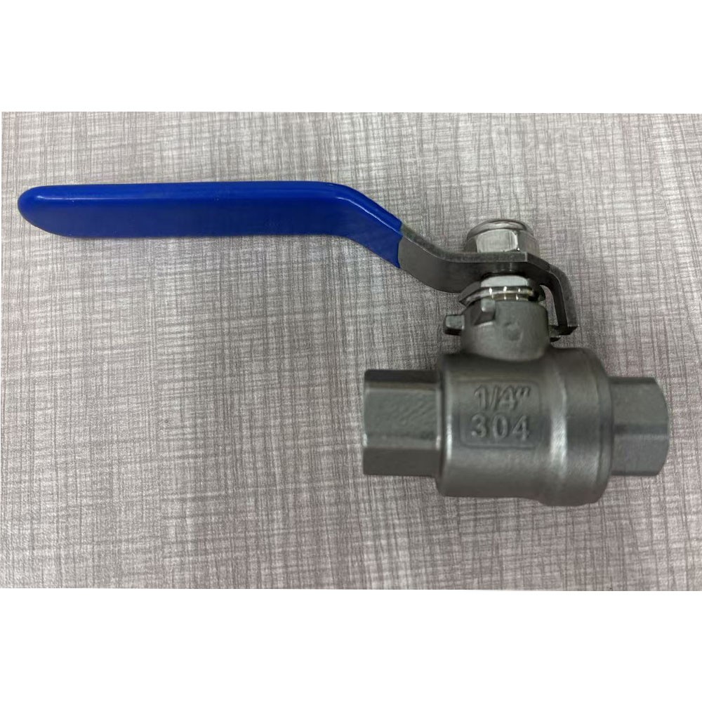 1/4" NPT Thread Full Port Ball Valve WOG1000 Hose Connector 304 Stainless Steel