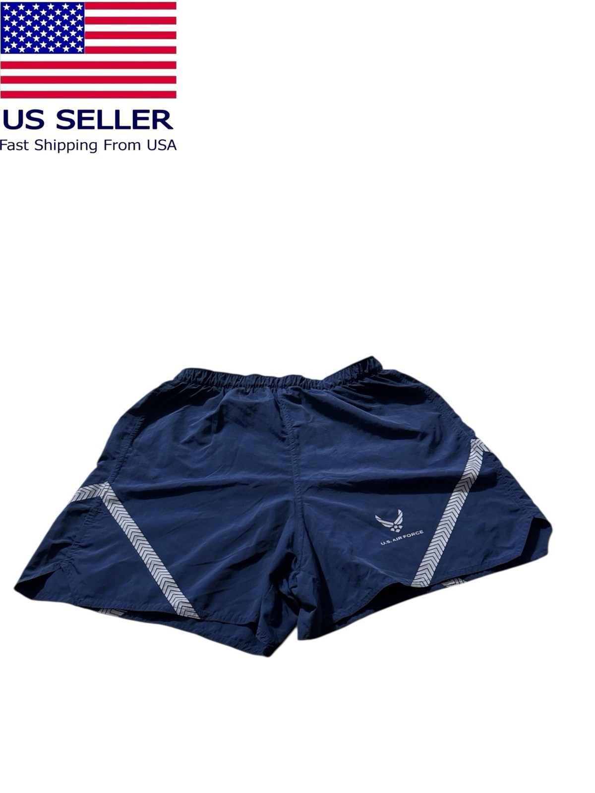Air Force Men Trunk Physical Training Uniform Reflective Shorts Size X-Large pre
